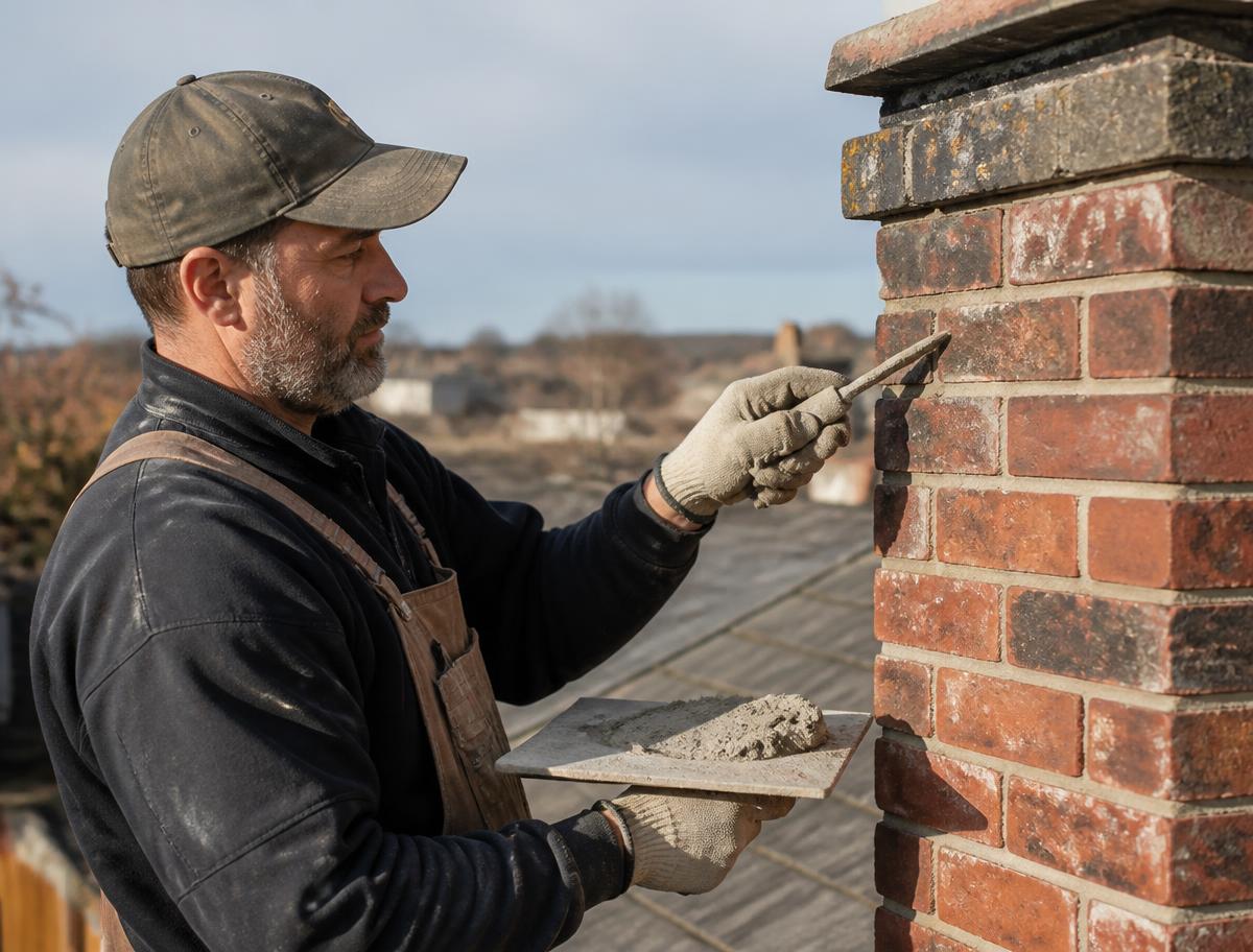 Masonry Repair performed by Peters Chimney Masters